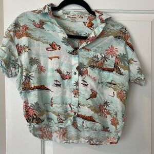 Billabong linen Hawaii top